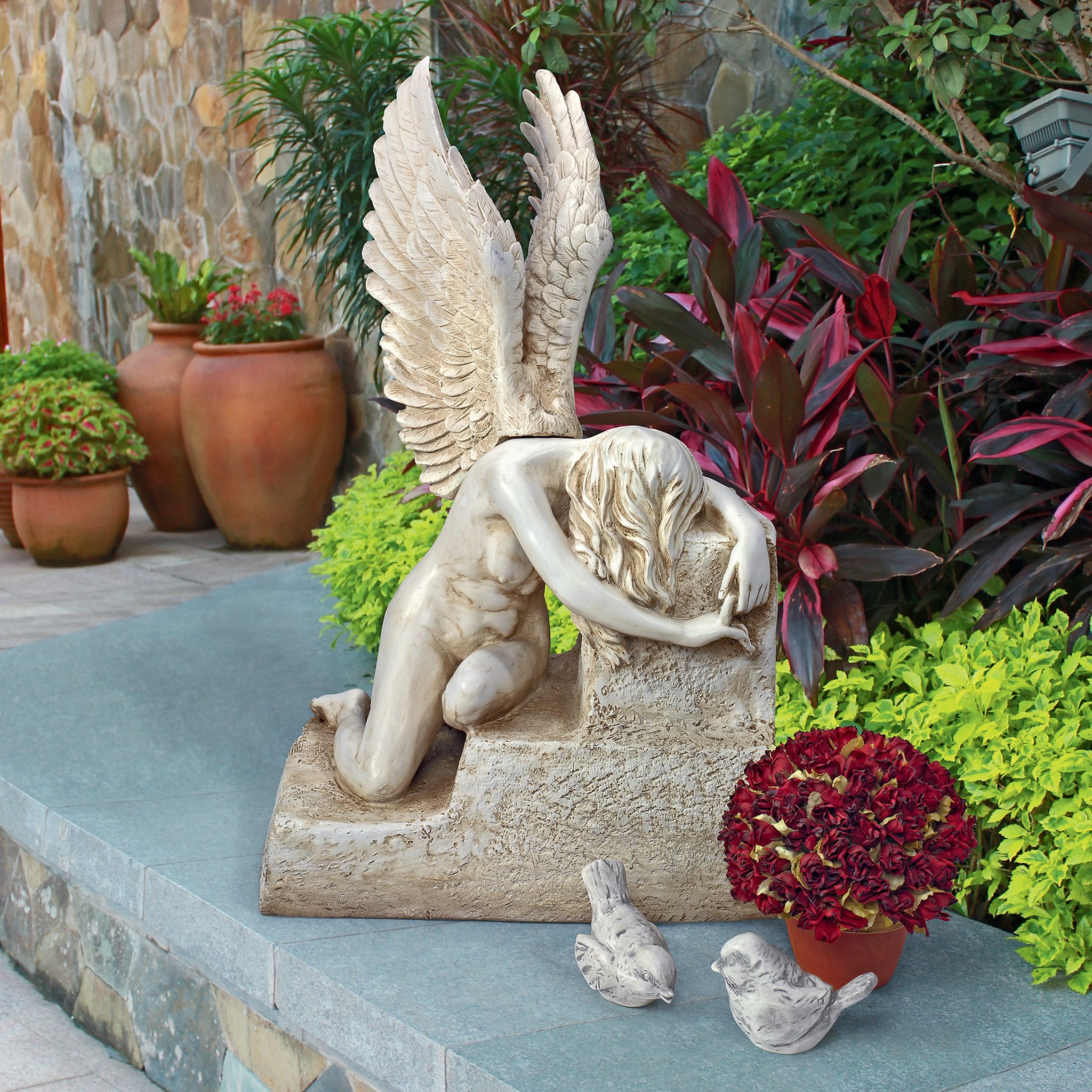 Amazon.com: Design Toscano AL90178 Hunger of Heartbreak Angel